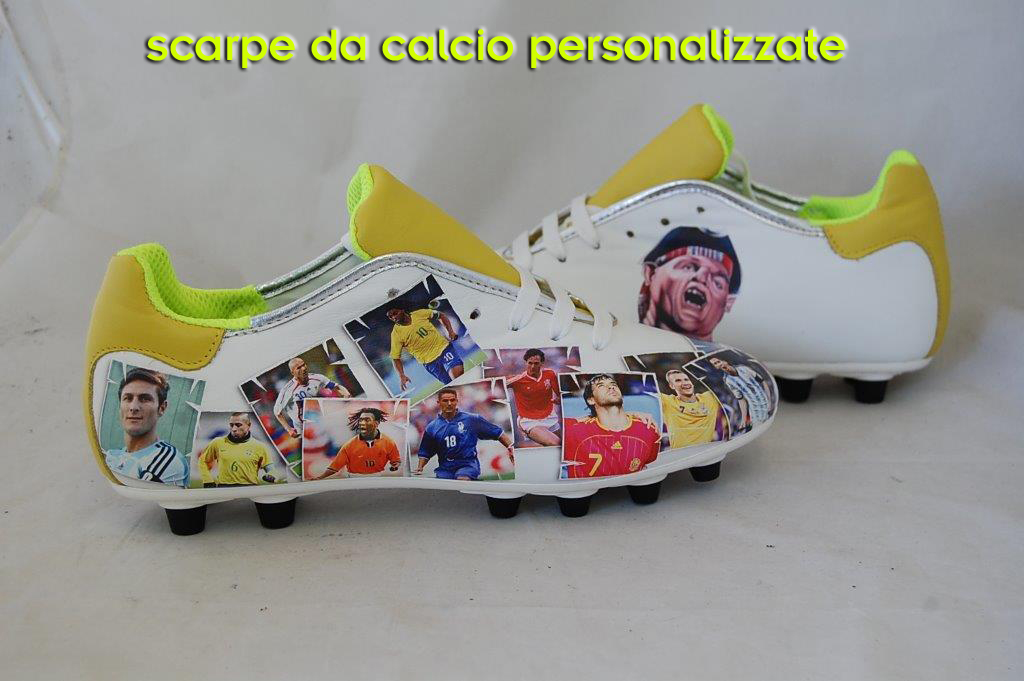 stampa su scarpe da calcio